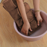SOGA 2X Coffee Double Sided Hanging Storage Bag Underwear Bra Socks Mesh Pocket Hanger Home Organiser - Cafe Supply