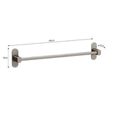 SOGA 2X 69cm Wall-Mounted Slipper Organiser Adhesive Storage Space-Saving Wall Rack - Cafe Supply
