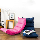 SOGA 2X Foldable Tatami Floor Sofa Bed Meditation Lounge Chair Recliner Lazy Couch Pink - Cafe Supply
