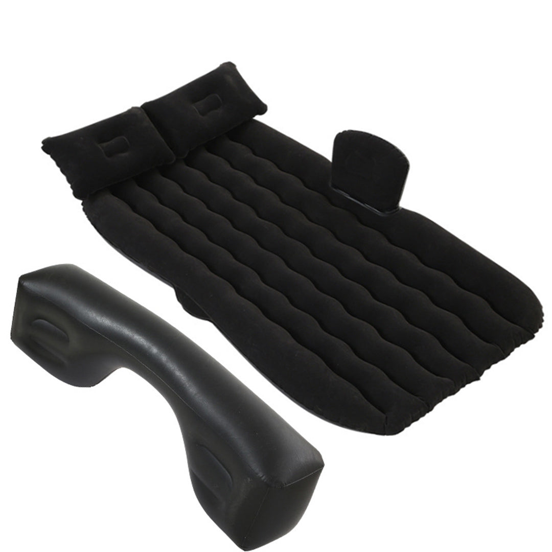 SOGA 2X Black Ripple Inflatable Car Mattress Portable Camping Air Bed Travel Sleeping Kit Essentials - Cafe Supply