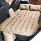 SOGA 2X Beige Ripple Inflatable Car Mattress Portable Camping Air Bed Travel Sleeping Kit Essentials - Cafe Supply