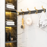 SOGA 41cm Wall Mounted Towel Rack Space-Saving Hanger Organiser with Durable Hooks - Cafe Supply