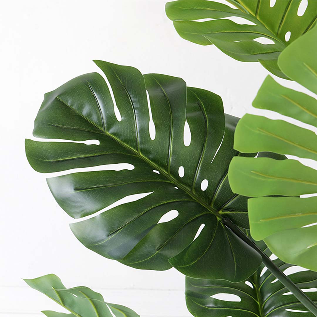 SOGA 2X 93cm Artificial Indoor Potted Turtle Back Fake Decoration Tree Flower Pot Plant - Cafe Supply