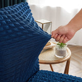 SOGA 2X Blue Chair Cover Seat Protector with Ruffle Skirt Stretch Slipcover Wedding Party Home Decor - Cafe Supply