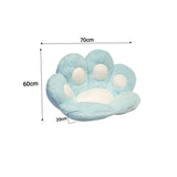 SOGA 2X 70cm Mint Blue Paw Shape Cushion Warm Lazy Sofa Decorative Pillow Backseat Plush Mat Home Decor - Cafe Supply