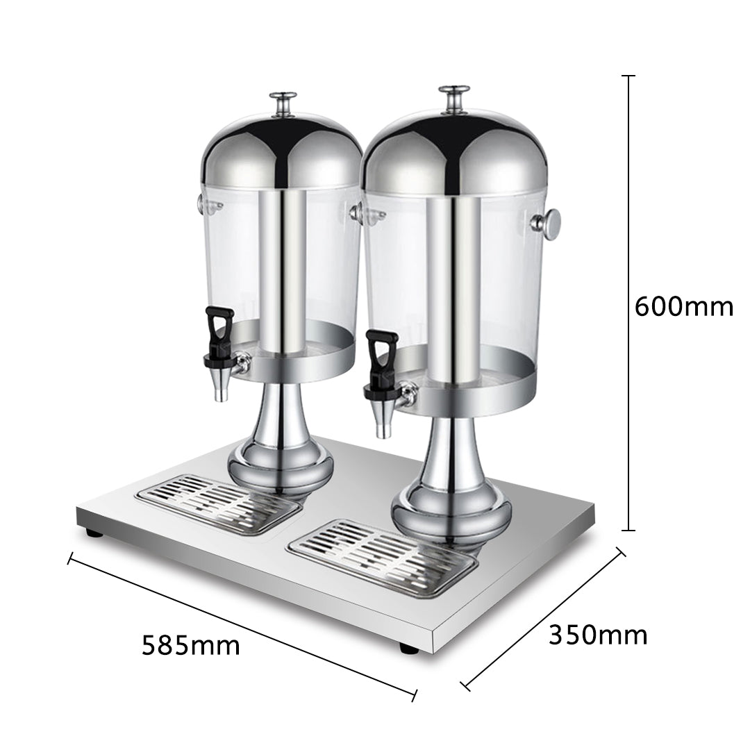 SOGA Dual 8L Juicer Water Milk Coffee Pump Beverage Drinking Utensils - Cafe Supply