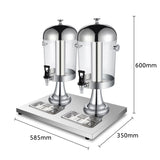 SOGA Dual 8L Juicer Water Milk Coffee Pump Beverage Drinking Utensils - Cafe Supply