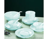 SOGA Light Blue Japanese Style Ceramic Dinnerware Crockery Soup Bowl Plate Server Kitchen Home Decor Set of 10 - Cafe Supply