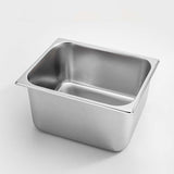 SOGA Gastronorm GN Pan Full Size 1/2 GN Pan 20cm Deep Stainless Steel Tray With Lid - Cafe Supply