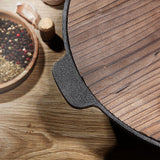 SOGA 31cm Commercial Cast Iron Wok FryPan Fry Pan - Cafe Supply