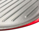 SOGA Enamel Porcelain 26cm Cast Iron Frying Pan Skillet Non-stick Coating Steak Sizzle Platter - Cafe Supply