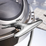 SOGA 6.5L Stainless Steel Round Soup Tureen Bowl Station Roll Top Buffet Chafing Dish Catering Chafer Food Warmer Server - Cafe Supply