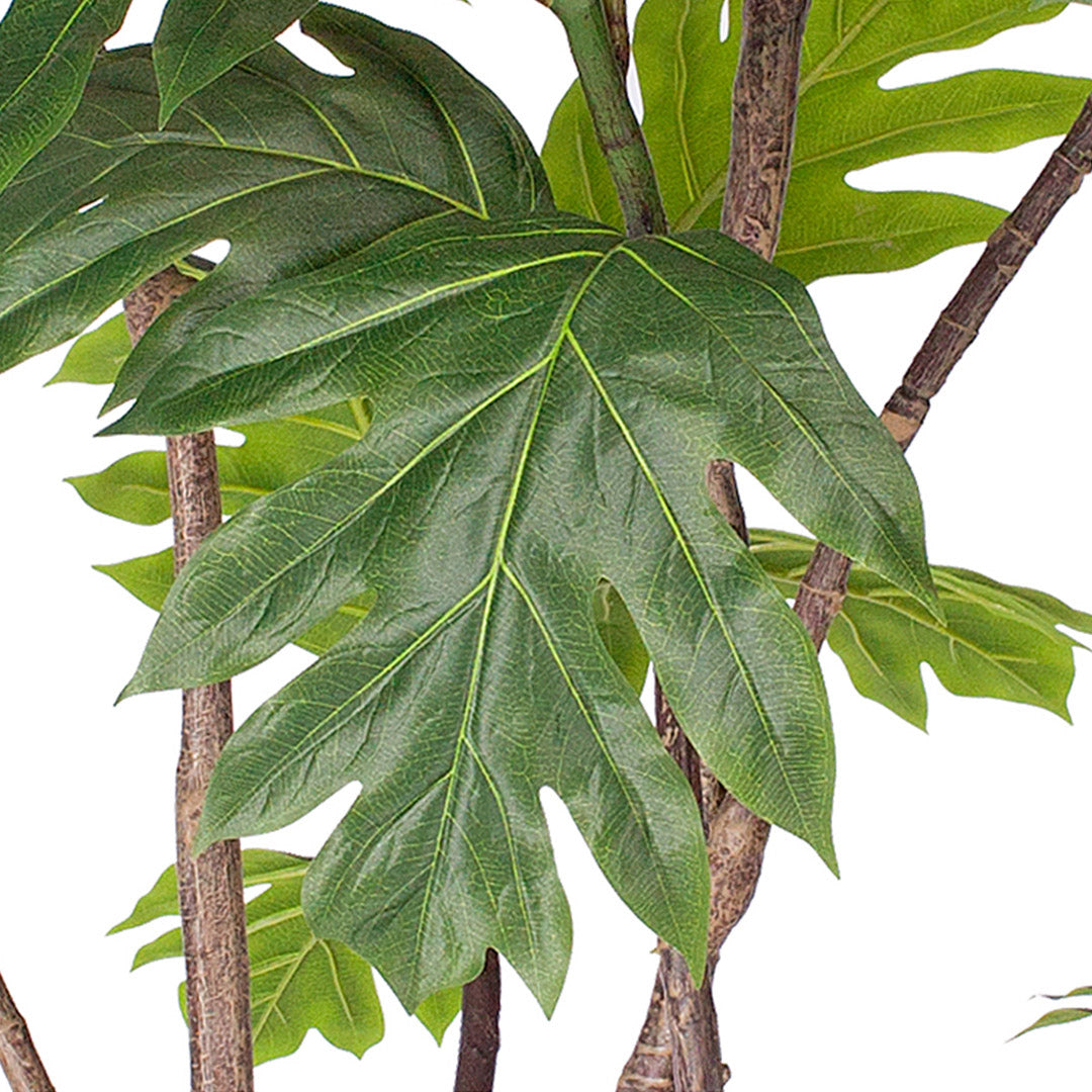 SOGA 4X 60cm Artificial Natural Green Split-Leaf Philodendron Tree Fake Tropical Indoor Plant Home Office Decor - Cafe Supply