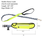 SOGA 2X Yellow Adjustable Hands-Free Pet Leash Bag Dog Lead Walking Running Jogging Pet Essentials - Cafe Supply