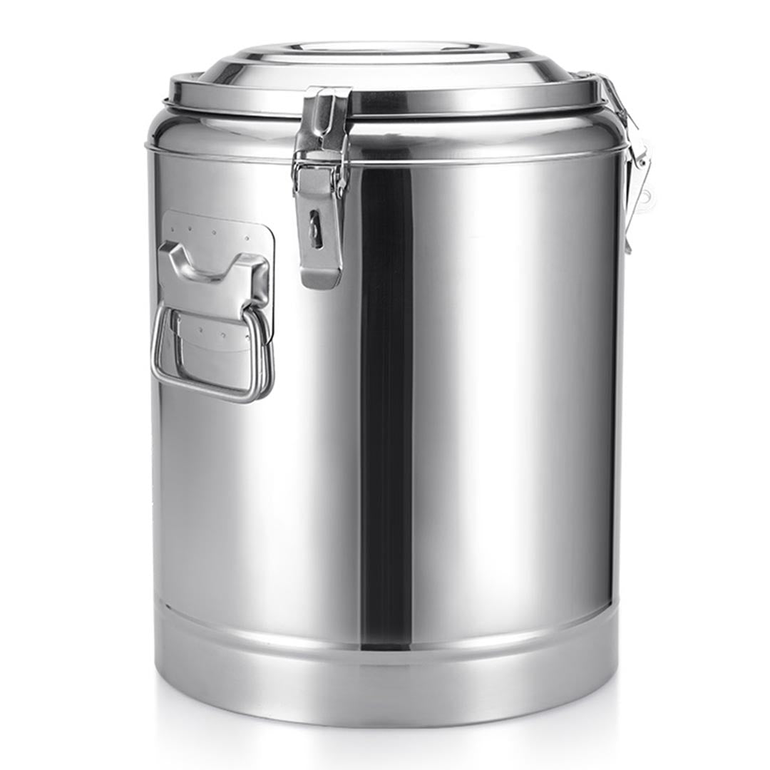 SOGA 30L Stainless Steel Insulated Stock Pot Hot & Cold Beverage Container - Cafe Supply