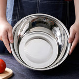 SOGA 2X 5Pcs Deepen Polished Stainless Steel Stackable Baking Washing Mixing Bowls Set Food Storage Basin - Cafe Supply