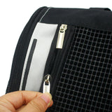 SOGA 2X Red Pet Carrier Backpack Breathable Mesh Portable Safety Travel Essentials Outdoor Bag - Cafe Supply