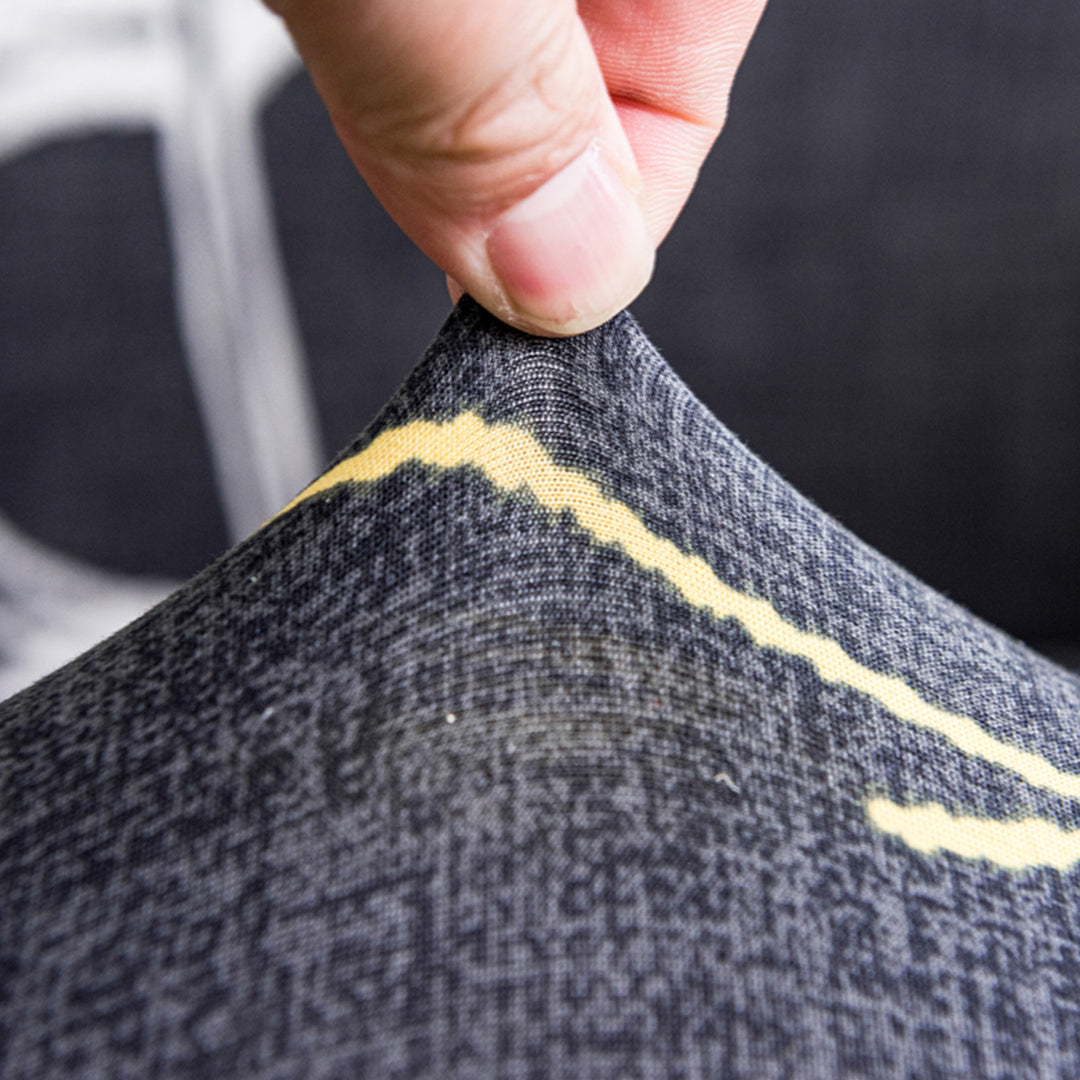 SOGA 4-Seater Feather Print Sofa Cover Couch Protector High Stretch Lounge Slipcover Home Decor - Cafe Supply