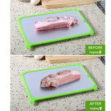 SOGA 2X Kitchen Fast Defrosting Tray The Safest Way to Defrost Meat or Frozen Food - Cafe Supply