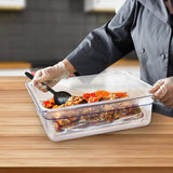 SOGA 150mm Clear Gastronorm GN Pan 1/2 Food Tray Storage Bundle of 2 - Cafe Supply