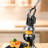 SOGA 2X Stainless Steel Manual Juicer Hand Press Juice Extractor Squeezer Lemon Orange Citrus Black - Cafe Supply