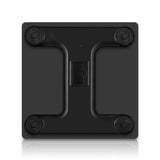 SOGA 2X Glass LCD Digital Body Fat Scale Bathroom Electronic Gym Water Weighing Scales Black/White - Cafe Supply