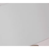 SOGA 60cm White Marble Bedside Modern Desk Table Lamp Living Room Shade with Cylinder Base - Cafe Supply