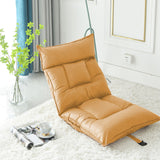SOGA 2X Yellow Lounge Recliner Lazy Sofa Bed Tatami Cushion Collapsible Backrest Seat Home Office Decor - Cafe Supply