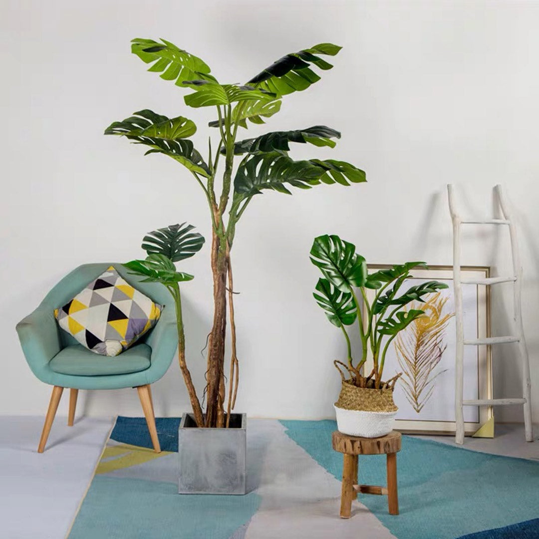 SOGA 160cm Green Artificial Indoor Turtle Back Tree Fake Fern Plant Decorative - Cafe Supply