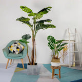 SOGA 160cm Green Artificial Indoor Turtle Back Tree Fake Fern Plant Decorative - Cafe Supply