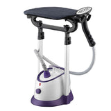 SOGA 2X Garment Steamer Vertical Twin Pole Clothes 1700ml 1800w Professional Steaming Kit Purple - Cafe Supply