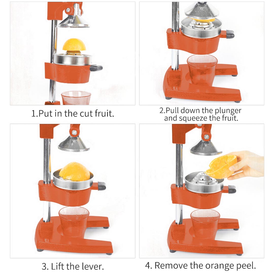 SOGA Commercial Manual Juicer Hand Press Juice Extractor Squeezer Citrus Orange - Cafe Supply