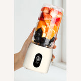 SOGA 2X Portable Mini USB Rechargeable Handheld Juice Extractor Fruit Mixer Juicer White - Cafe Supply