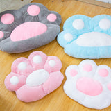SOGA 2X Pink Paw Shape Cushion Warm Lazy Sofa Decorative Pillow Backseat Plush Mat Home Decor - Cafe Supply