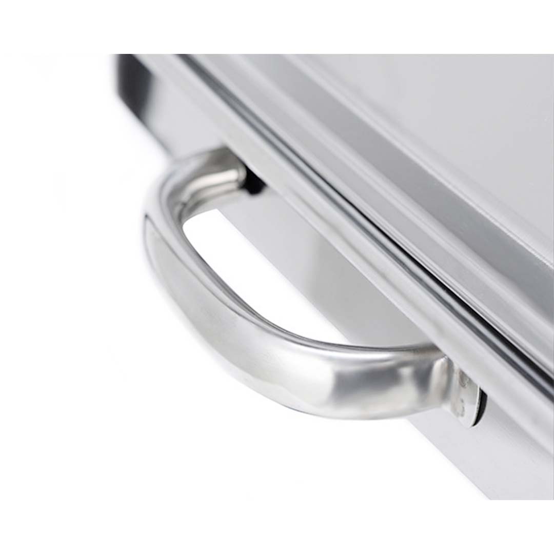 SOGA 2X Double Tray Stainless Steel Chafing Catering Dish Food Warmer - Cafe Supply