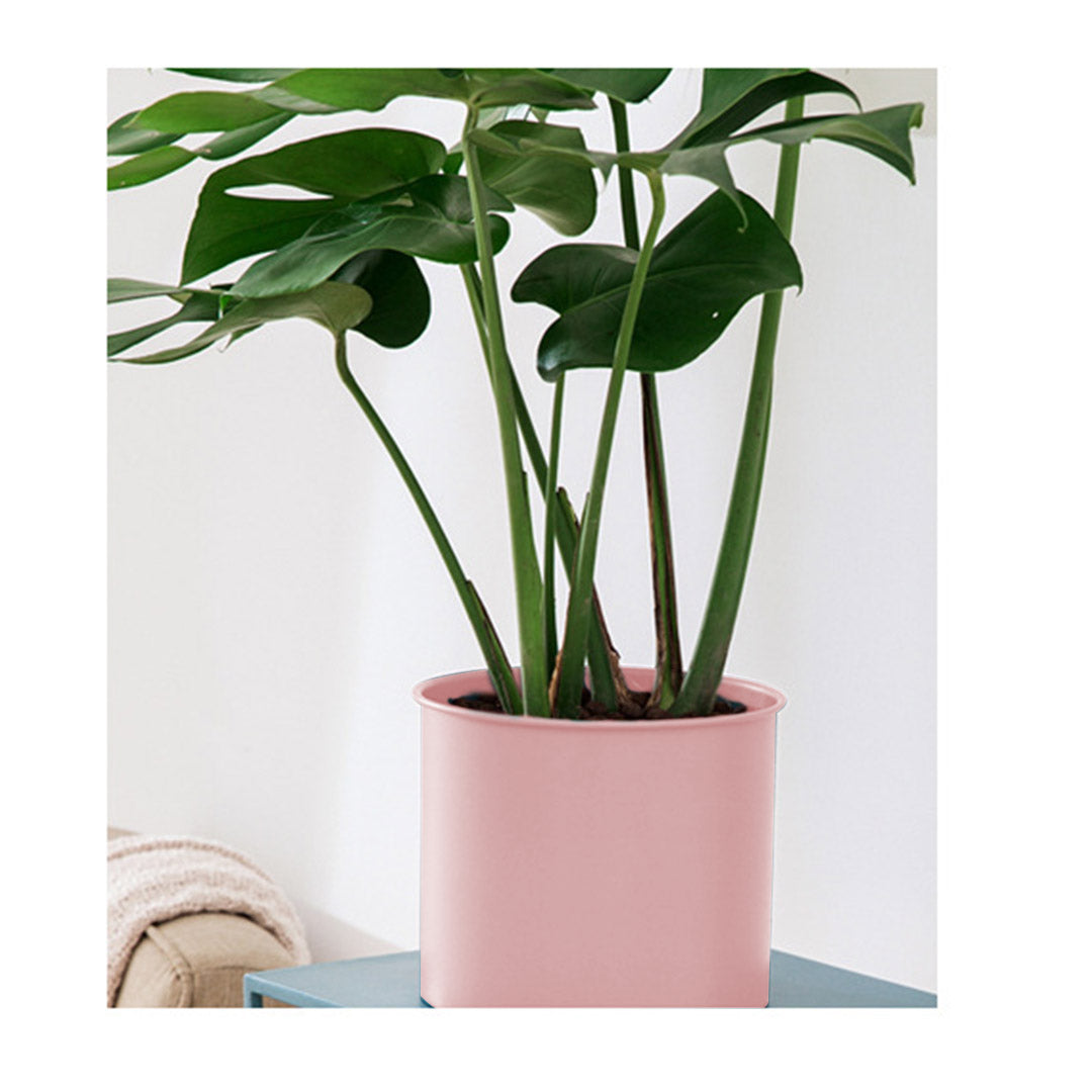 SOGA 2X 70cm Tripod Flower Pot Plant Stand with Pink Flowerpot Holder Rack Indoor Display - Cafe Supply