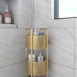 SOGA 2X 3 Tier Bathroom Shelf Multifunctional Storage Display Rack Organiser with wheels - Cafe Supply