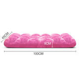 SOGA 4X Floor Recliner Folding Lounge Sofa Futon Couch Folding Chair Cushion Light Pink - Cafe Supply