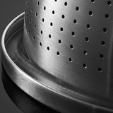 SOGA 2X Stainless Steel Nesting Basin Colander Perforated Kitchen Sink Washing Bowl Metal Basket Strainer Set of 3 - Cafe Supply