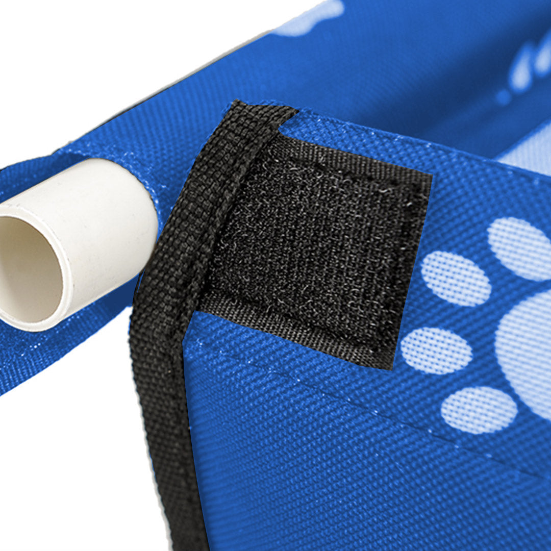 SOGA 2X Waterproof Pet Booster Car Seat Breathable Mesh Safety Travel Portable Dog Carrier Bag Blue - Cafe Supply