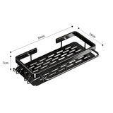 SOGA 2X 34cm Kitchen Sink Storage Organiser Space Saving Adhesive Shelf Rack - Cafe Supply