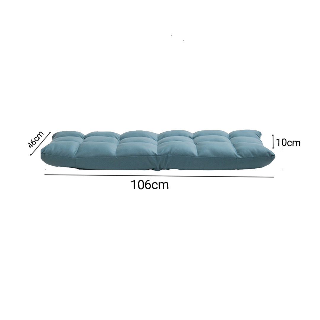SOGA Green Lounge Floor Recliner Adjustable Gaming Sofa Bed Foldable Indoor Outdoor Backrest Seat Home Office Decor