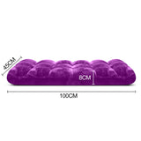 SOGA 4X Floor Recliner Folding Lounge Sofa Futon Couch Folding Chair Cushion Purple - Cafe Supply