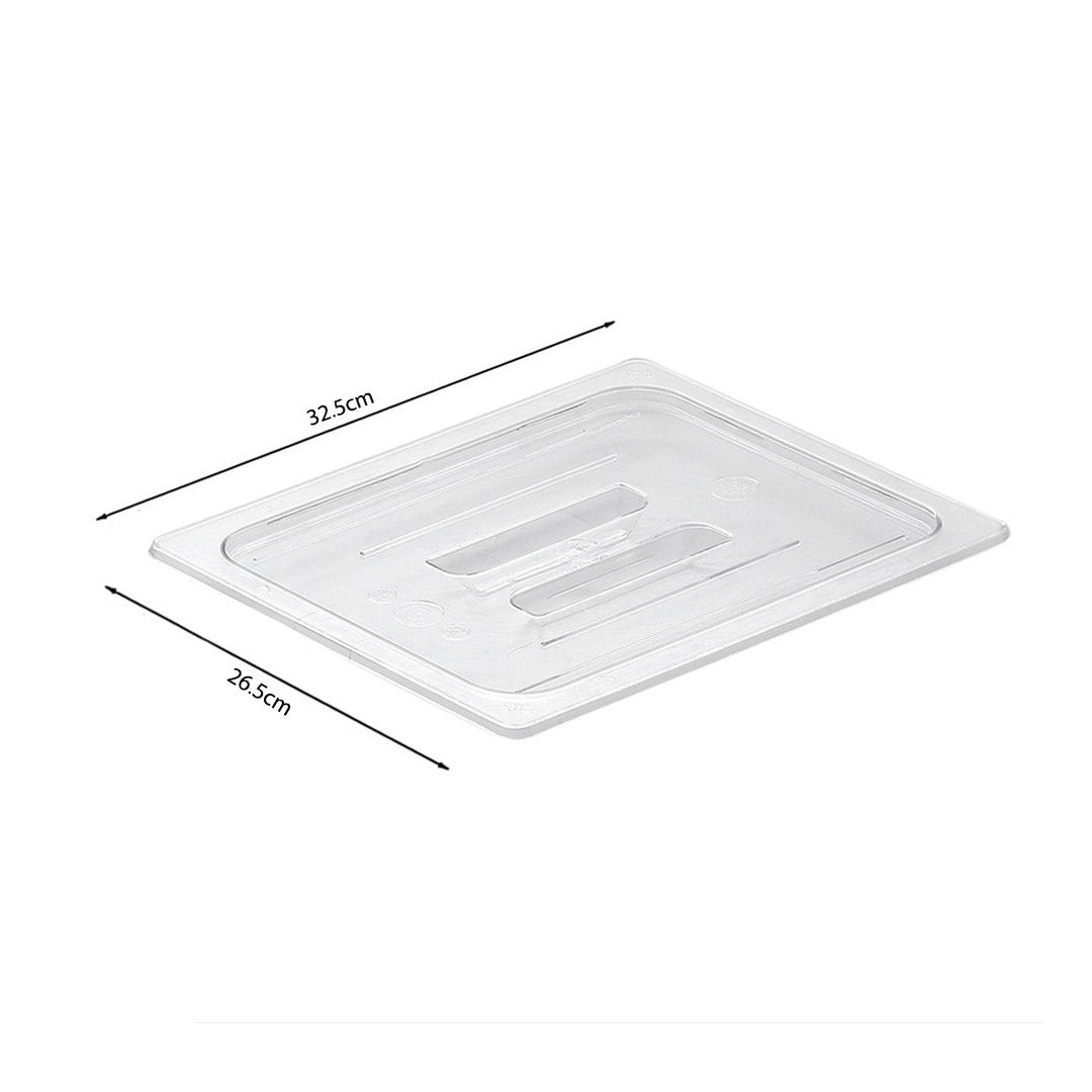SOGA Clear Gastronorm 1/2 GN Lid Food Tray Top Cover - Cafe Supply
