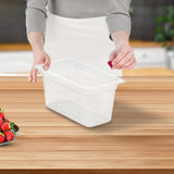 SOGA 150mm Clear Gastronorm GN Pan 1/3 Food Tray Storage Bundle of 4 - Cafe Supply