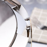 SOGA 6.5L Stainless Steel Round Soup Tureen Bowl Station Roll Top Buffet Chafing Dish Catering Chafer Food Warmer Server - Cafe Supply