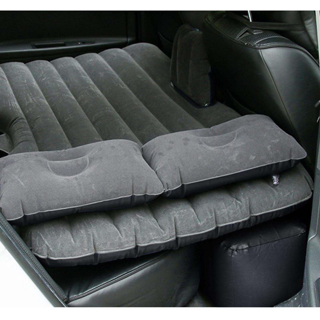 SOGA 2X Inflatable Car Mattress Portable Travel Camping Air Bed Rest Sleeping Bed Grey - Cafe Supply