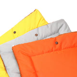 SOGA 2X Orange Dual-purpose Cushion Nest Cat Dog Bed Warm Plush Kennel Mat Pet Home Travel Essentials - Cafe Supply