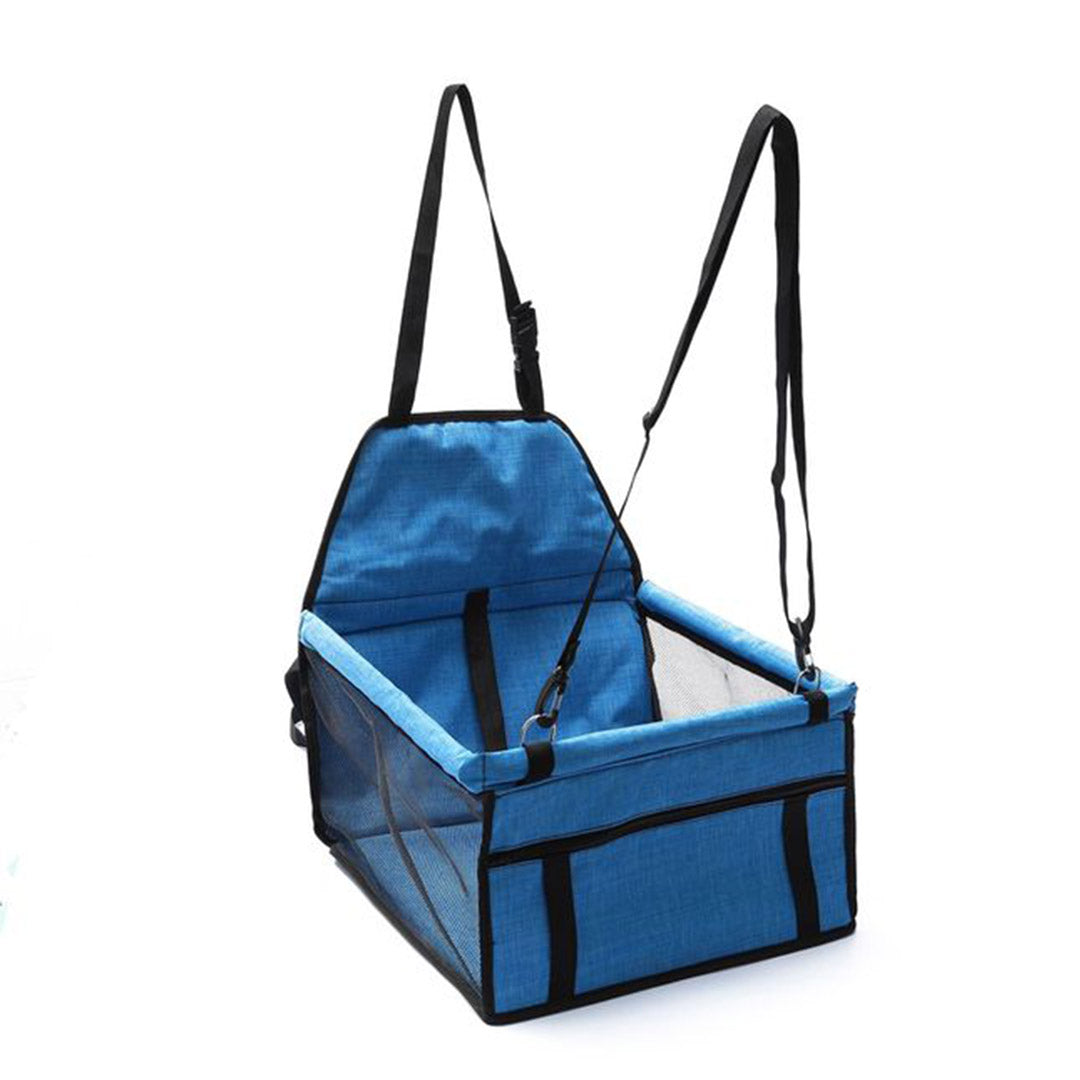 SOGA 2X Waterproof Pet Booster Car Seat Breathable Mesh Safety Travel Portable Dog Carrier Bag - Cafe Supply
