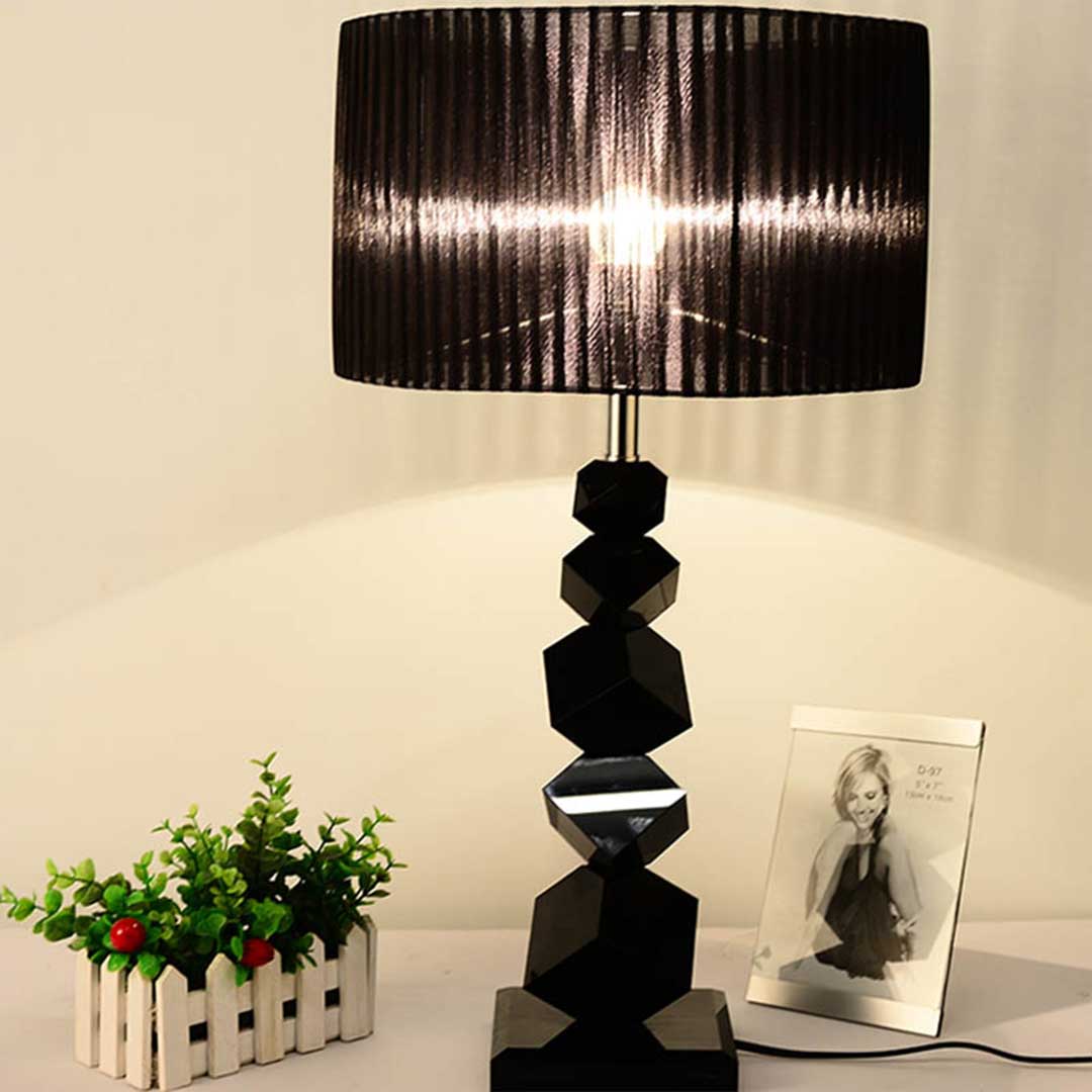 SOGA 2X 60cm Black Table Lamp with Dark Shade LED Desk Lamp - Cafe Supply